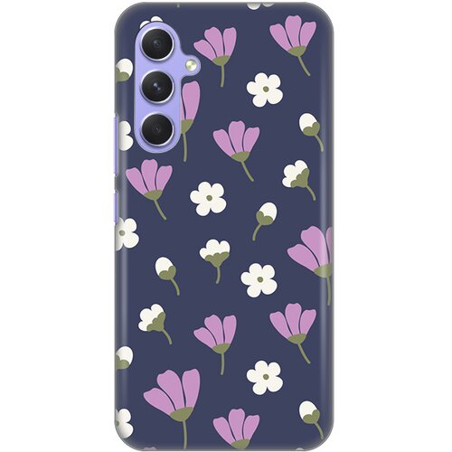silikonska maska za Samsung A546B Galaxy A54 5G Spring flowers Print Skin providna Slike