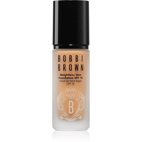 Bobbi Brown Weightless Skin Foundation SPF 15 Mini dolgoobstojni matirajoči tekoči puder z vlažilnim učinkom odtenek Golden 13 ml Slike