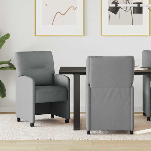  Blagovačke stolice s kotačima 2 pcs Svjetlosiva 57 x 67 x 95 cm Cijene