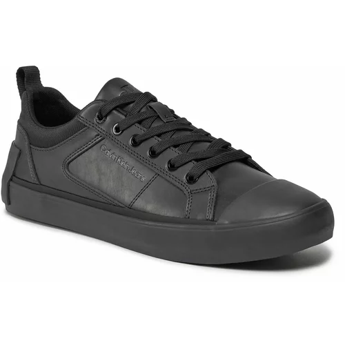 Calvin Klein Jeans Superge Vulcanized Low Laceup Mix In Uc YM0YM00894 Triple Black 0GT