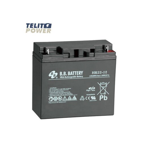 BB Tech 12V 22Ah HR22-12 battery terminal B1 (M5 Bolt) ( 4300 ) Cene