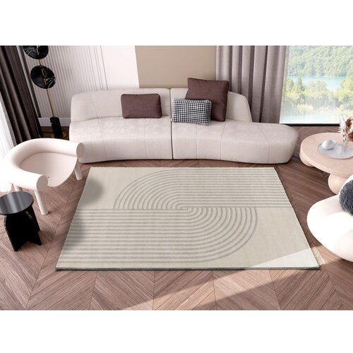 Bonami Selection Sivo-kremno bela preproga 140x200 cm Zen &amp;ndash; Slike