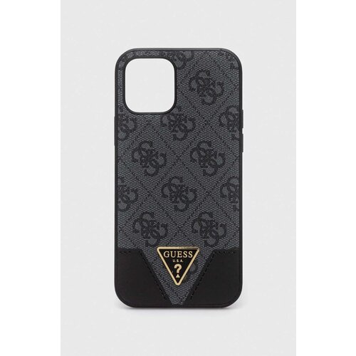 Guess Etui za telefon iPhone 12/12 Pro 6,1&amp;quot; siva barva Slike