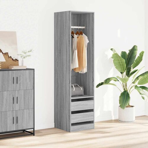  Ormar s ladicama sivi hrast 50 x 50 x 200 cm konstruirano drvo Cene