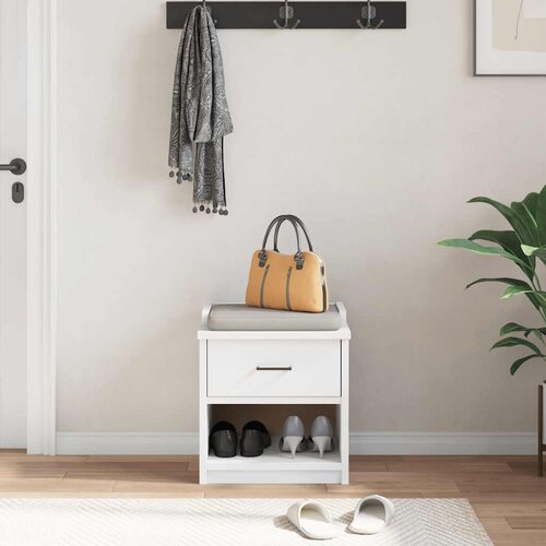  Klupa za predsoblje SANDNES 45x40x50 cm od masivne borovine Slike