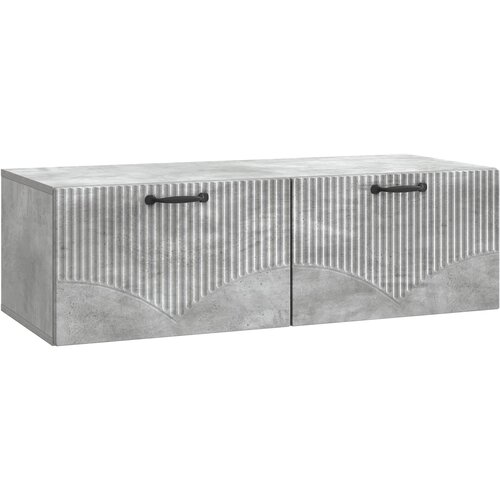 vidaXL TV ormar za zid Betonska siva 98 x 41 x 30 cm Konstruirano drvo - Betonska siva 98 x 41 cm Cijene