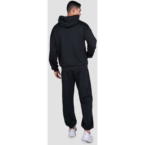 GymBeam Dukserica Relay Zip Black L Slike