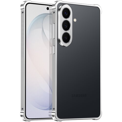 AVIZAR Za&scaron;čitni odbijač za Galaxy S26, minimalističen dizajn z obrobo kamere, Srebrna, (5000274357) Cene