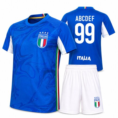 Drugo FIGC Italija Mini Kit otroški komplet dres (poljubni tisk +16€) Cene