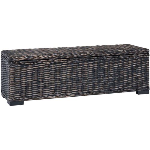  Kutija za spremanje s pohranom Crna 110 x 35 x 45 cm Cene