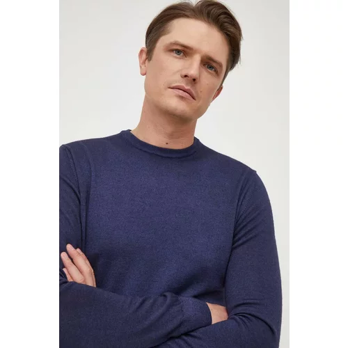 Colmar Volnen pulover moški, mornarsko modra barva