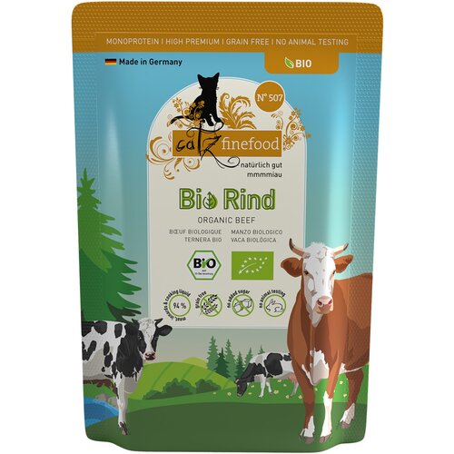  Ekonomično pakiranje: catz finefood Bio 24 x 85 g - No.507 bio govedina Cene