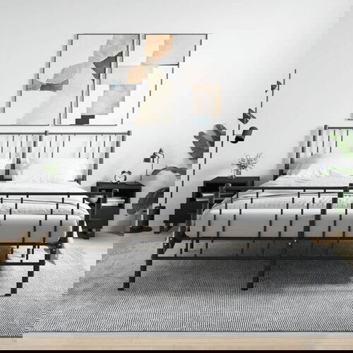 VidaXL Nočna omarica 2 kosa črna 40x35x47,5 cm inženirski les Slike