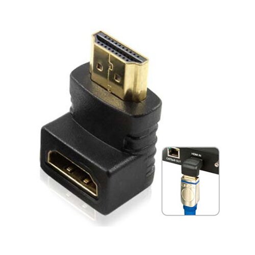  HDMI adapter 90 stepeni HDMI male to HDMI female 0331 Slike