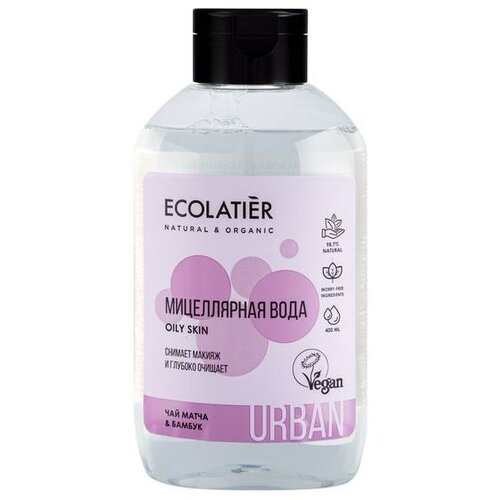 ECOLATIER Urban – Micelarna voda sa skidanje šminke MATCHA & BAMBUS 400ml Cijene