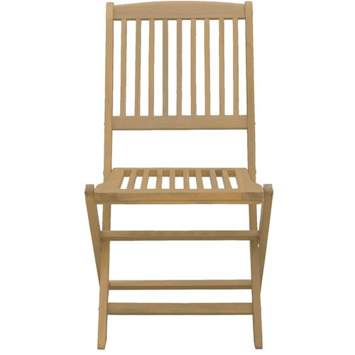  Sklopive vrtne stolice 8 kom 44x50x88 cm od drva bagrema Slike