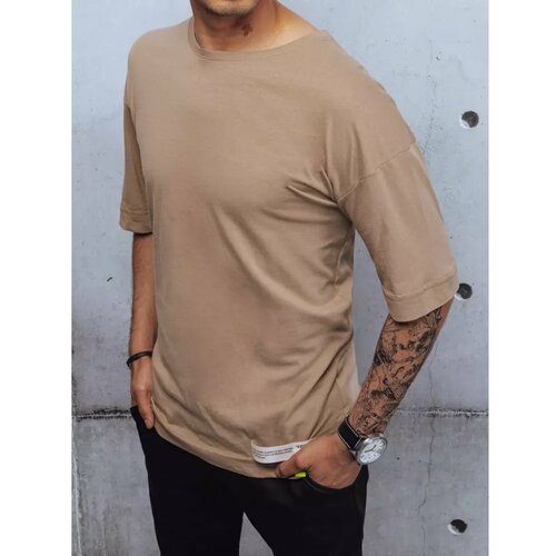 DStreet Men's T-shirt with a cappuccino patch RX4620z Cene
