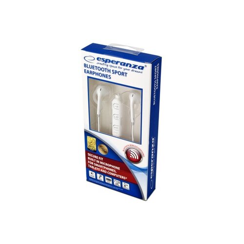 Esperanza Slušalica bluetooth sa mikrofonom ESPERANZA SPORT, WHITE, EH187W Cijene