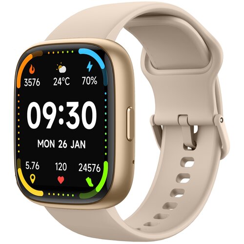 MaxCom Pametna ura ECOWATCH 6, zlata, (5000006314) Slike