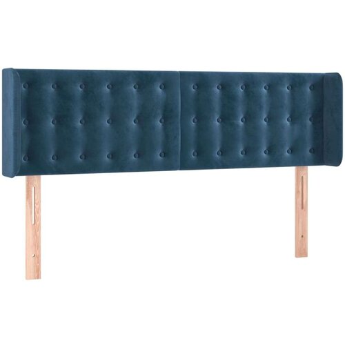  Uzglavlje tamnoplavo 147x16x78/88 cm bar&amp;scaron;unasto Slike