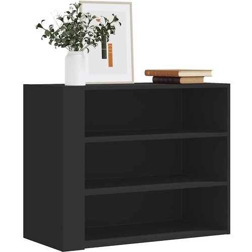  Zidni ormarić crni 75 x 35 x 60 cm od konstruiranog drva Cijene