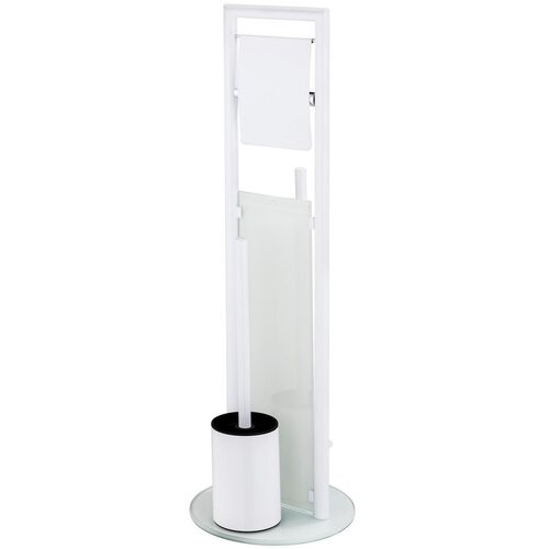 Wenko 24983800 - komplet za WC RAVINA 20x70 cm nerđajući čelik/bela Slike