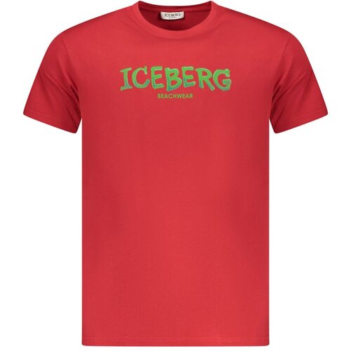 Iceberg Mu&amp;scaron;ka majica kratkih rukava s logotipom, crvena Slike
