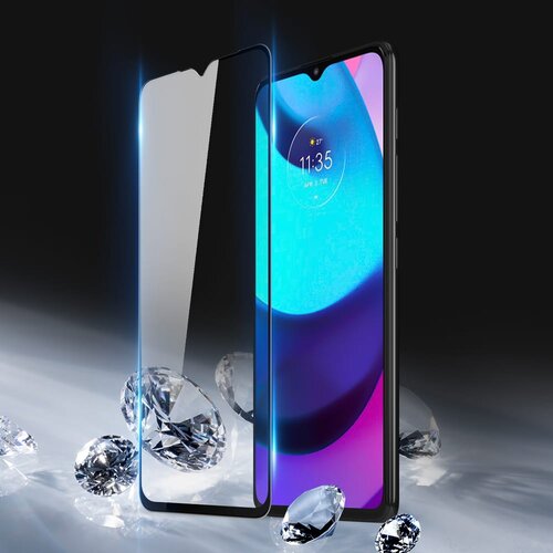 Dux ducis 10D Tempered Glass 9H kaljeno staklo preko cijelog zaslona s okvirom Motorola Moto E20 crna Slike