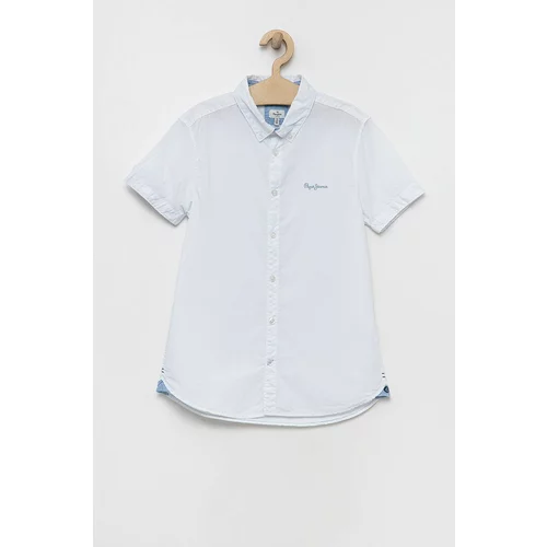 Pepe Jeans Dječja pamučna košulja Misterton boja: bijela