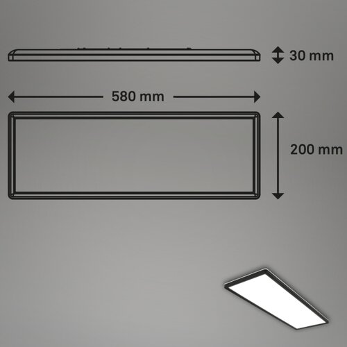 BRILONER 7402-415 - led plafonsko svetlo slim LED/22W/230V Slike