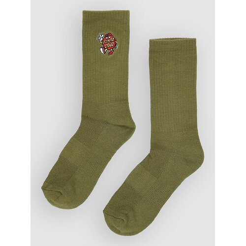 Santa Cruz Dot Guy Socks deep olive Cene