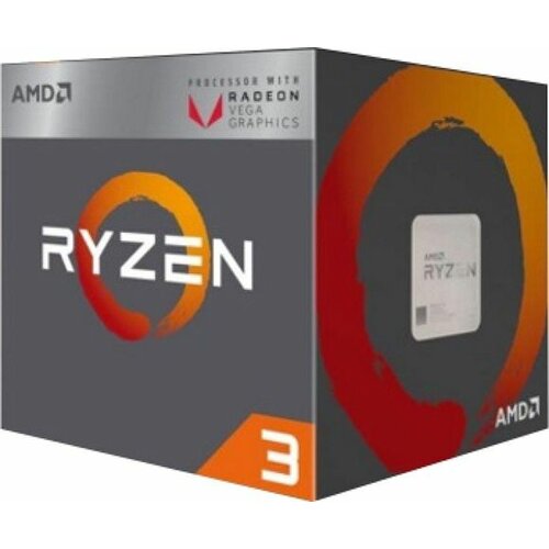 AMD Ryzen 3 2200G 3.5GHz (3.7GHz), RX Vega 8, 4 cores, AM4, BOX procesor Slike