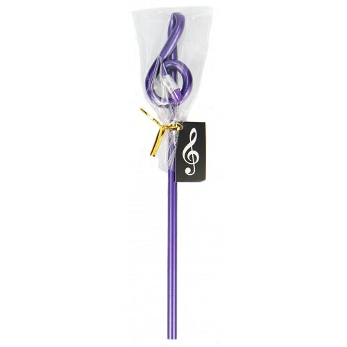  AGIFTY B 1022 Pencil g-clef purple (L: 24 cm) - olovka Slike