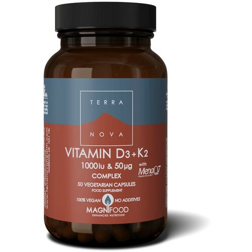 Terranova vitamin D3 1000ij sa K2 50µg kompleks A50 Slike