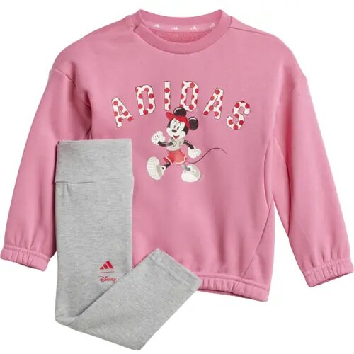 Adidas Komplet za bebe Disney Minnie Mouse, Roze-sivi Cene