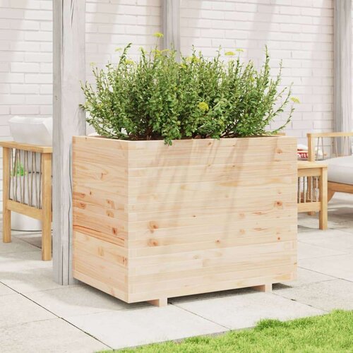VidaXL Vrtna sadilica 90 x 60 x 72 cm od masivne borovine Slike