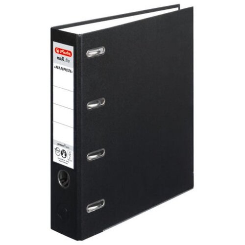 Herlitz Registrator samostojeći A4, 7 cm, 2 mehanizma, maX.file protect, , crni Cijene