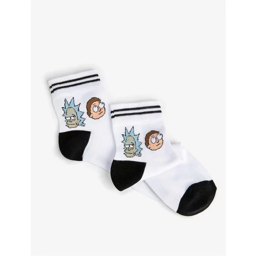 Koton Rick and Morty Crewneck Socks Licensed Embroidered