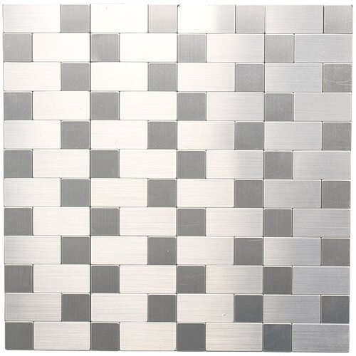 x Samolepljiv mozaik SAM 4MM87 (30,5 x 30,5 cm, kovina, srebrna) Cene