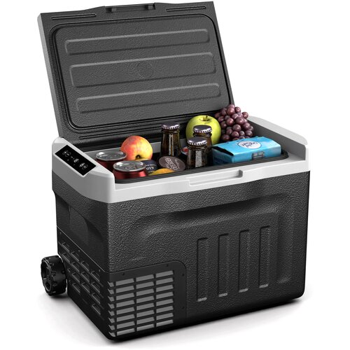 Klarstein PolarForce 30L kompresorski prenosni hladilnik | LCD-plošča | osvetlitev | off-road | zaščita akumulatorja | 12V/230V Cene