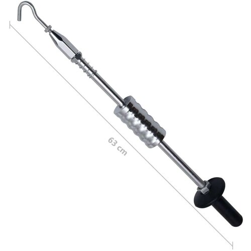 VidaXL Klizni čekić s kukom 63 cm od ugljičnog čelika Slike