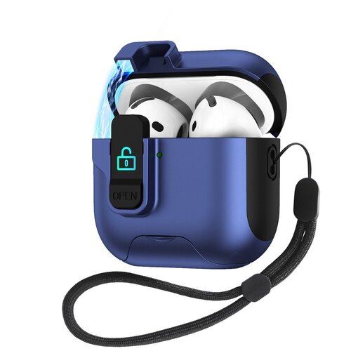 INF Globoko modra TPU zaščitna torbica za AirPods 4 s funkcijo stojala, (5000130218) Cene
