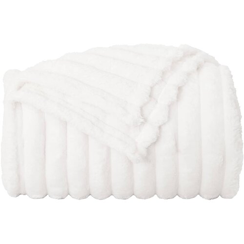  Pokrivači za bacanje 6 pcs Bijelo 240 x 220 cm Runo Slike