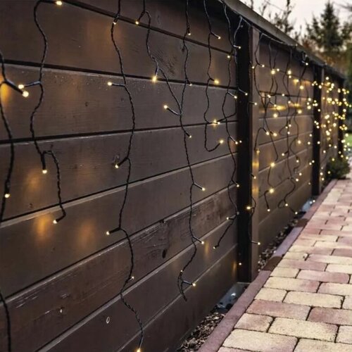 LED spoljni lanac 100xLED/2,5x0,9m IP44 toplo belo svetlo Slike