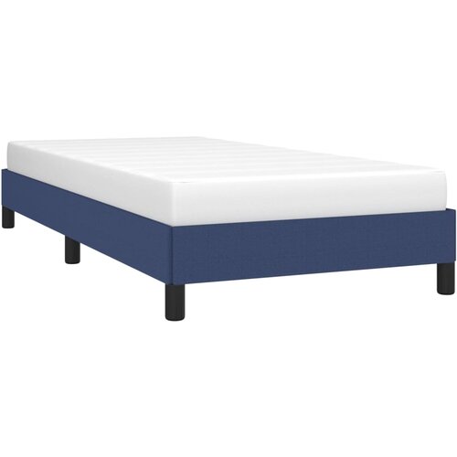  Okvir za krevet bez madraca plava 80x200cm od tkanine Slike