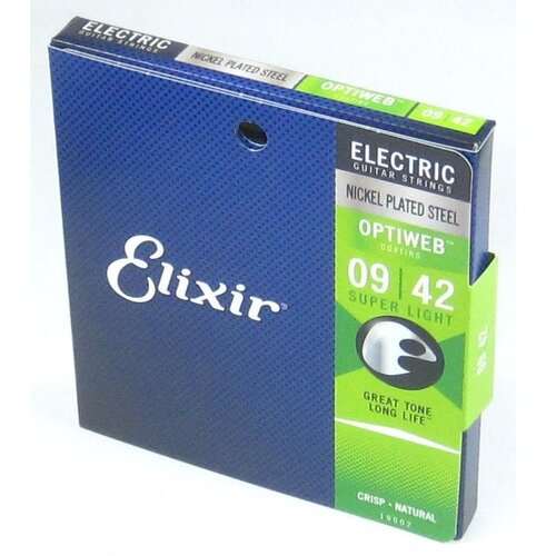 Elixir Žice za električnu gitaru 19002 Super Light, .009-.042 Slike