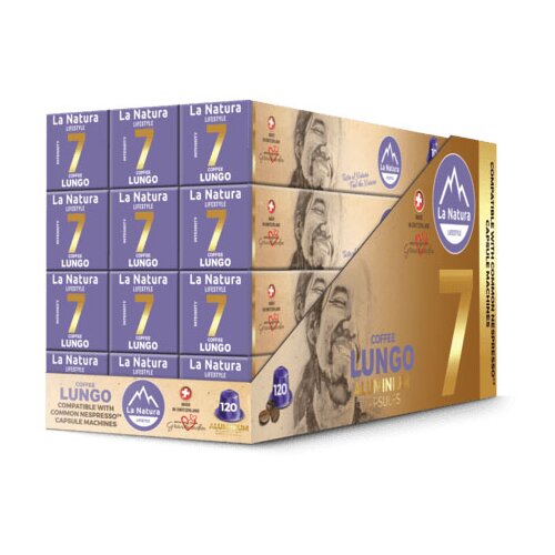La_Natura_Lifestyle Kapsule za kafu Lungo, Nespresso kompatibilne, 120 kapsula Slike