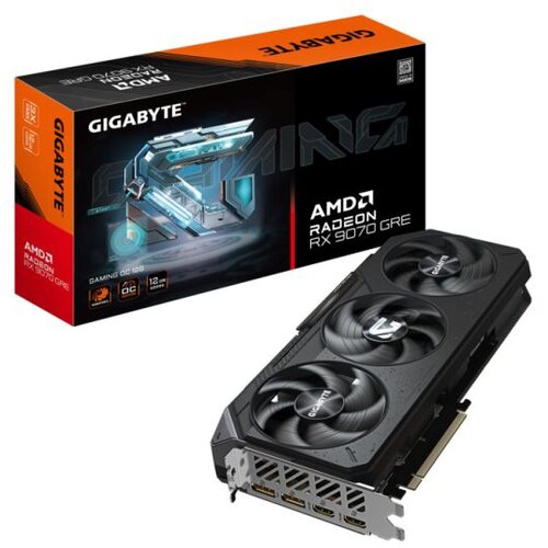 Gigabyte RX 9070 GRE Gaming 12 OC 12GB GDDR6, 192-bit, 2xDP, 2xHDMI Cijene