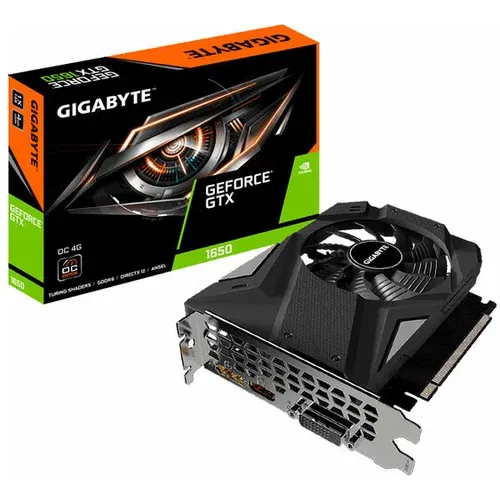 Gigabyte Grafična kartica GeForce GTX 1650 D6 OC 4G, 4GB GDDR6, PCI-E 3.0 (GV-N1656OC-4GD)