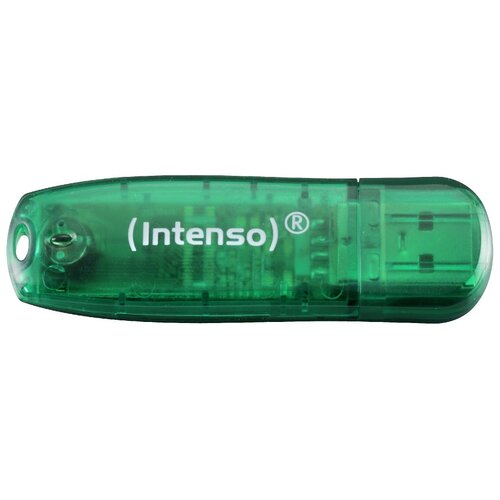 Intenso 8GB Rainbow Line USB 2.0 spominski ključek - Zelen Slike
